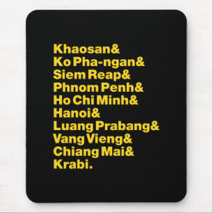 Banana Pancake Trail / Circuit Mouse Pad