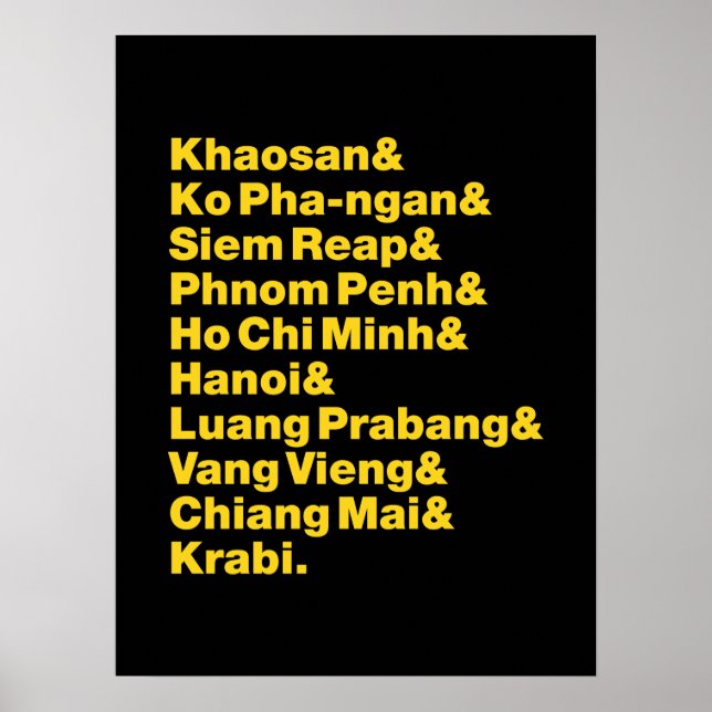 Banana Pancake Trail / Circuit Poster (Front)