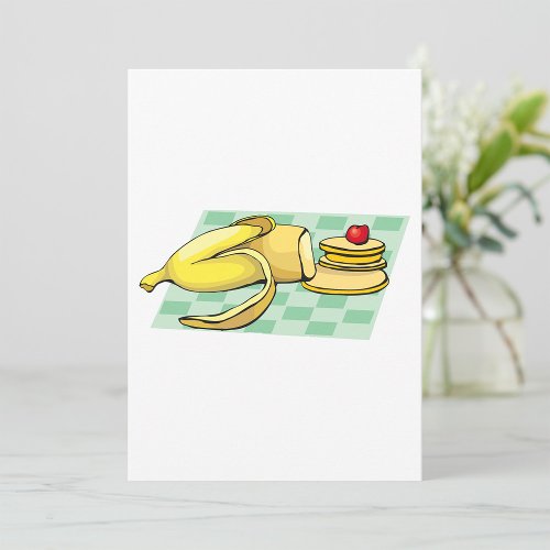 Banana Pancakes Invitation