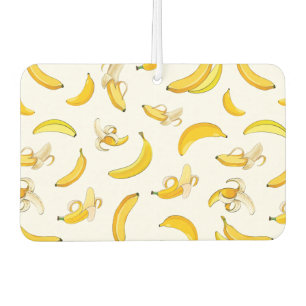 Banana Pattern 4 Air Freshener