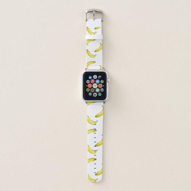 Banana Pattern Apple Watch Band (Front)