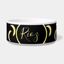 Banana Pattern Black Name  