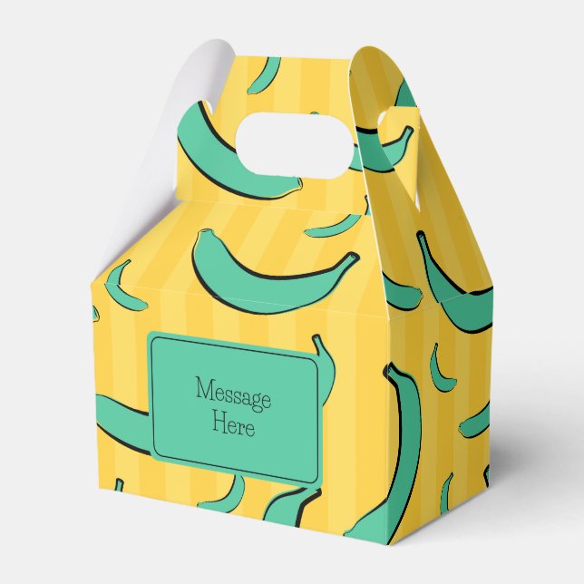 Banana Pattern Favor Box (Front Side)