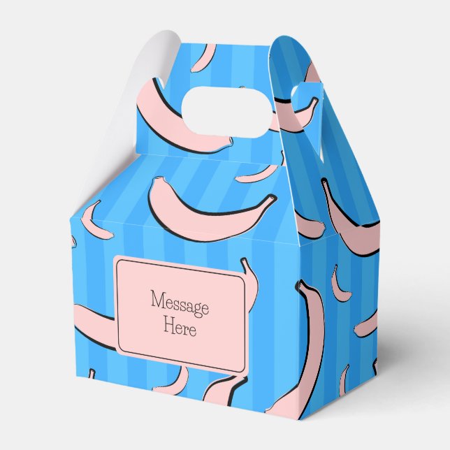 Banana Pattern Favor Box (Front Side)