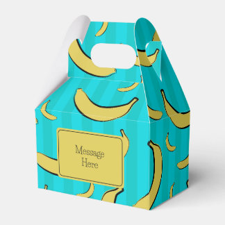 Banana Pattern Favor Box