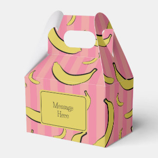 Banana Pattern Favor Box