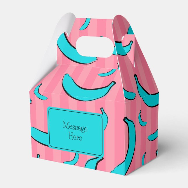 Banana Pattern Favor Box (Front Side)