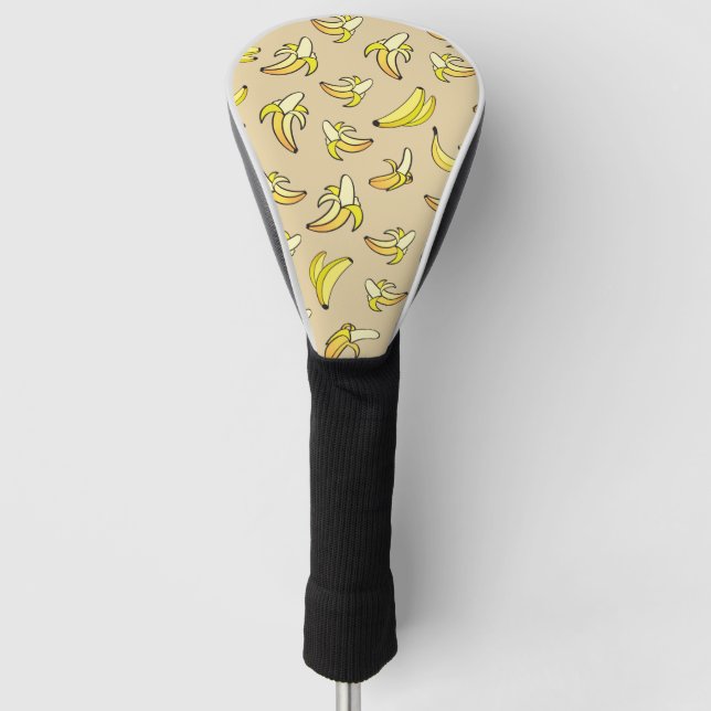 Banana Pattern Golf Head Cover (Front)
