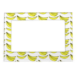 Banana Pattern. Magnetic Picture Frame