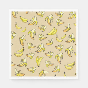 Banana Pattern Napkins