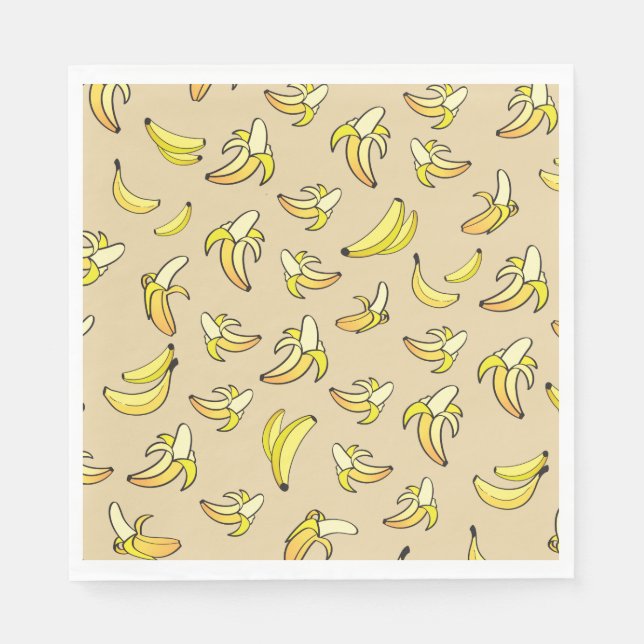 Banana Pattern Napkins (Front)