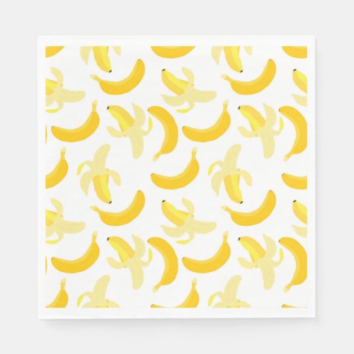 Banana pattern napkins