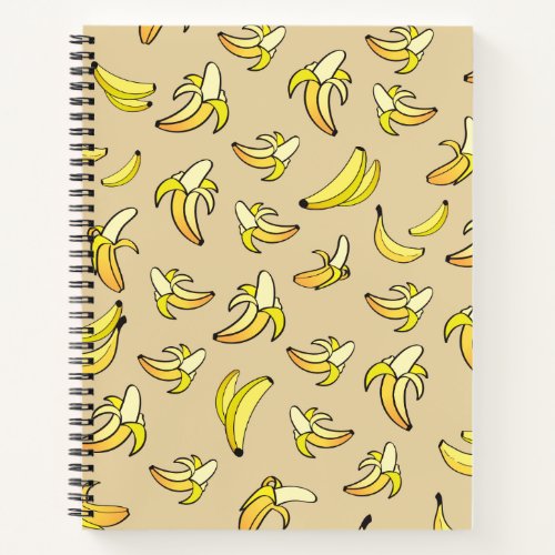 Banana Pattern Notebook