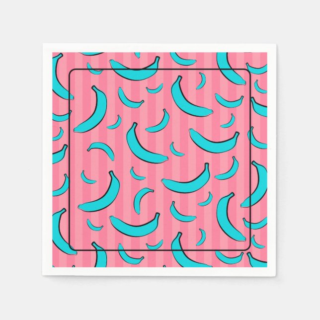 Banana Pattern Paper Napkin (Front)