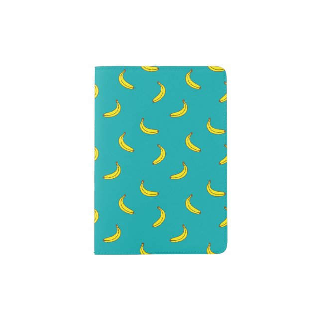 Banana Pattern Passport Holder (Front)