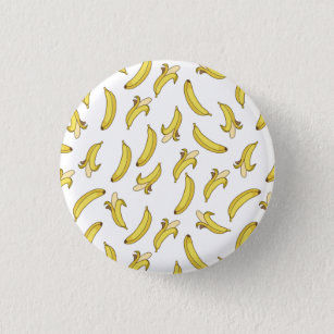Banana Pattern Printed Button