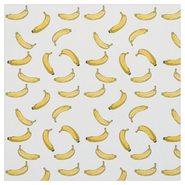 banana pattern sketch fabric (Swatch)