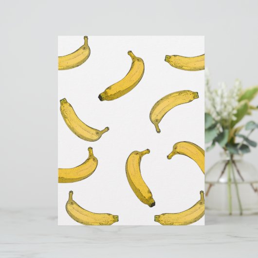 Banana pattern sketch version (Standing Front)