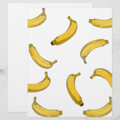 Banana pattern sketch version (Front/Back)