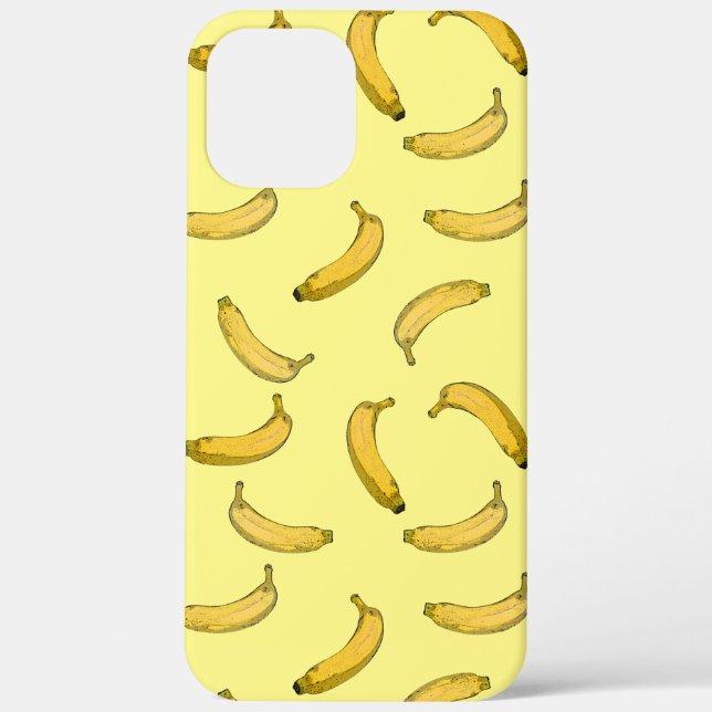 Banana pattern sketch version Case-Mate iPhone cas Case-Mate iPhone Case (Back)