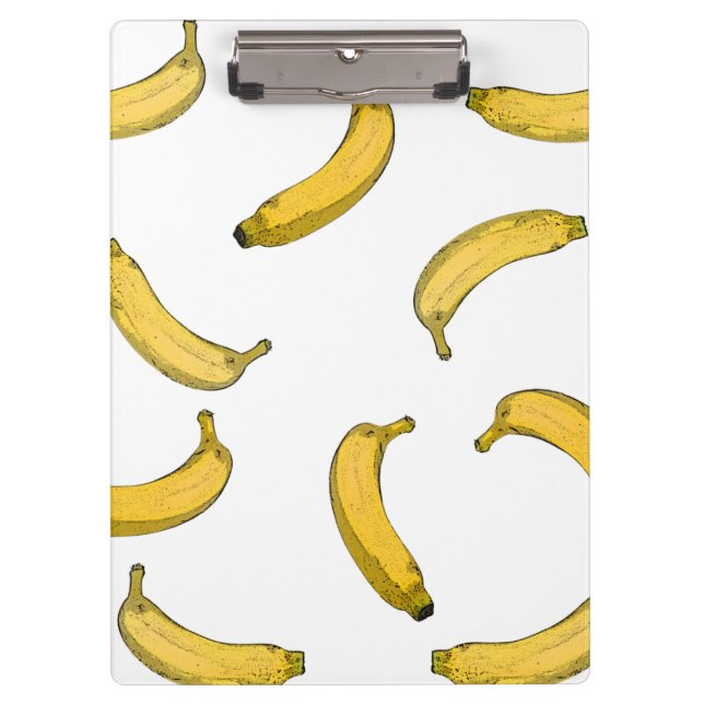 Banana pattern sketch version clipboard (Front)