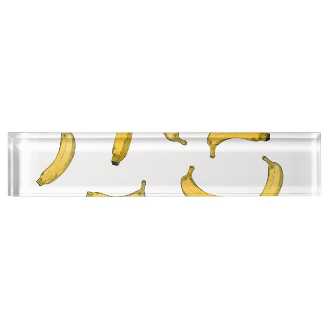 Banana pattern sketch version nameplate (Front)