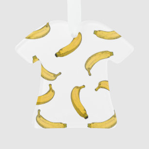Banana pattern sketch version ornament