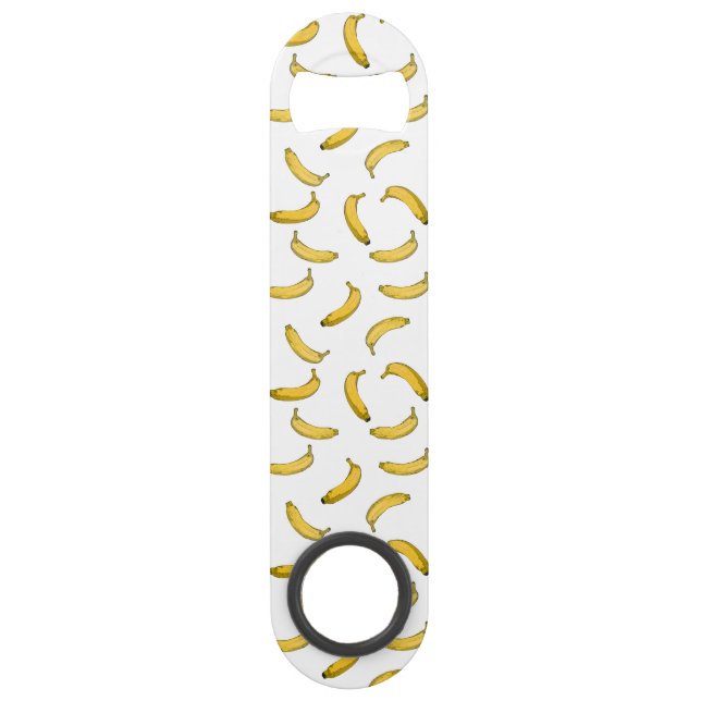 banana pattern speed bottle opener (Front)