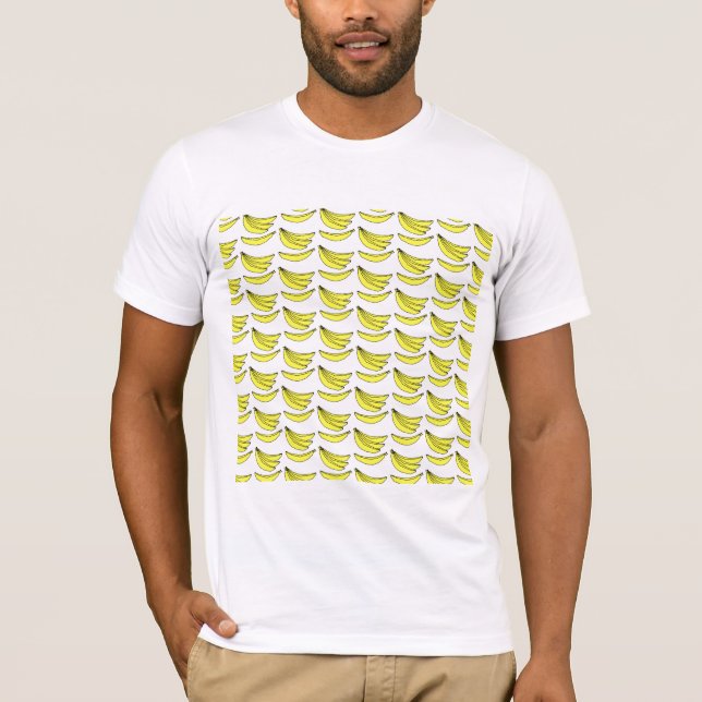 Banana Pattern. T-Shirt (Front)