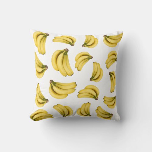 Banana pattern  throw pillow