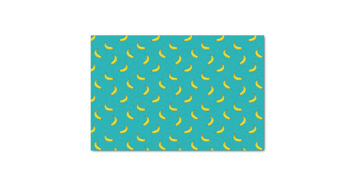 Tropical Banana Dogs Cute Patterned Tissue Paper, Zazzle