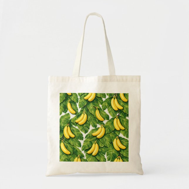 Banana Pattern Tote Bag (Front)