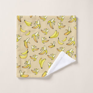 Banana Pattern Wash Cloth