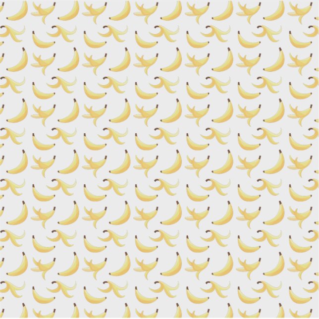 Banana peels polygon modern pattern sticker (Front)