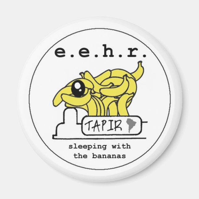 Banana Performance Art Magnet (Front)