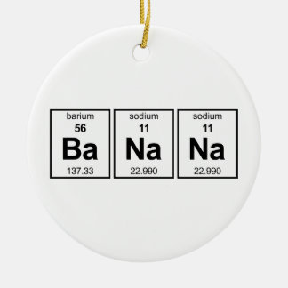 BaNaNa Periodic Table Ceramic Ornament