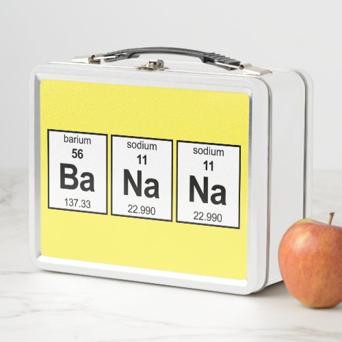 BaNaNa Periodic Table Metal Lunch Box