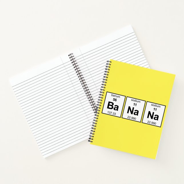 BaNaNa Periodic Table Notebook (Inside)