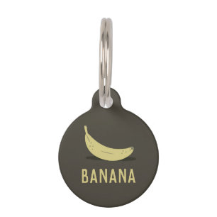 Banana Pet ID Tag