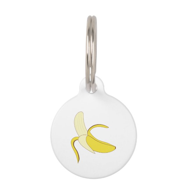 Banana Pet ID Tag (Front)