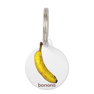Banana Pet Tag
