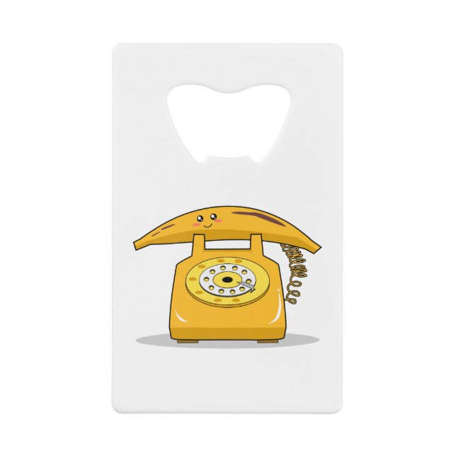 BANANA PHONE CREDIT CARD BOTTLE OPENER (Front)