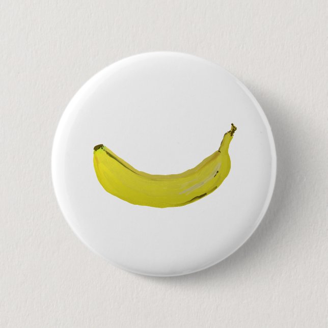 banana pinback button (Front)