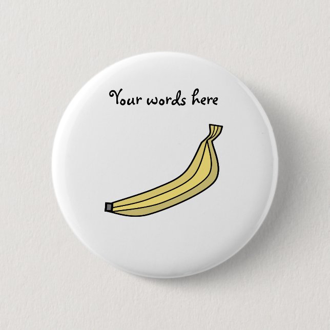 Banana Pinback Button (Front)