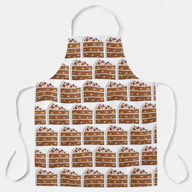 Banana Pineapple Spice Southern Hummingbird Cake Apron (Front)