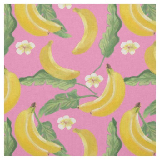 Banana pink fabric
