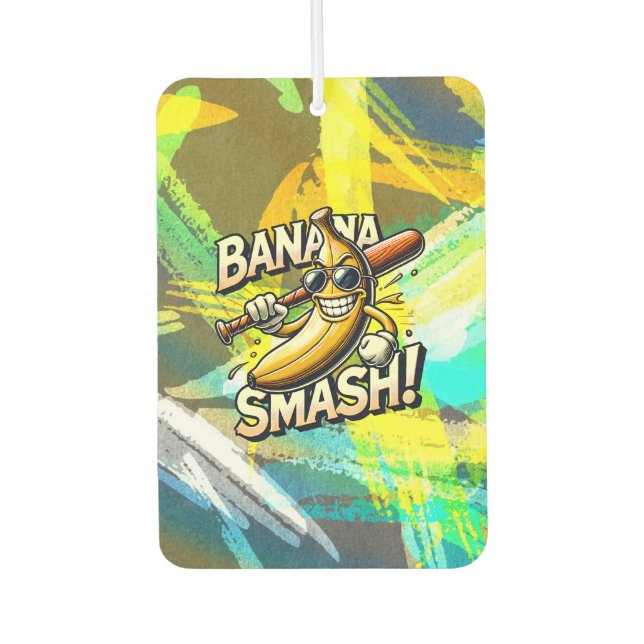 Banana Power-Up Air Freshener (Front)