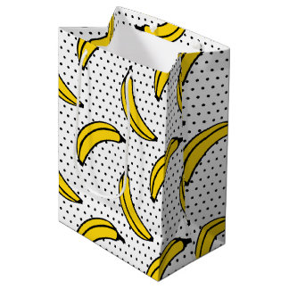 Banana Print Medium Gift Bag