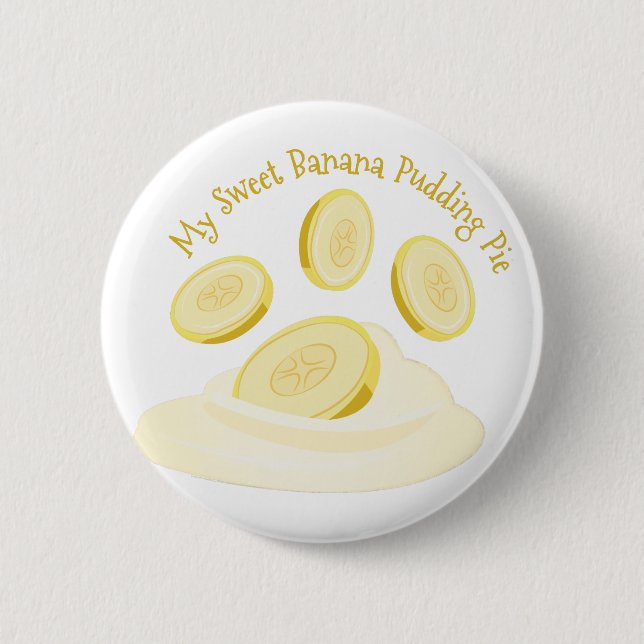 Banana Pudding Button (Front)