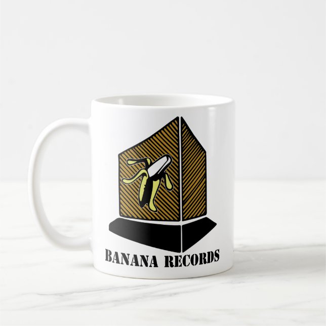 Banana Records Coffee Mug (Left)